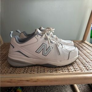 New Balance White and Gray Athletic Shoes